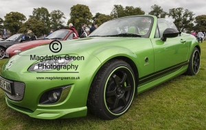 Image of Cool Green Car - at Celebration in the Park - Baxter Park - Dundee Scotland