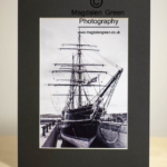 Black and White Dundee Print of RRS Discovery