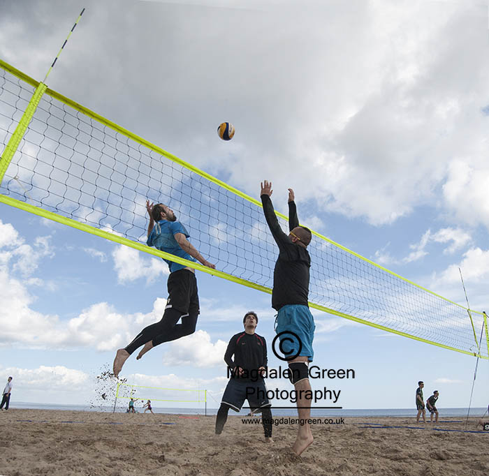 Beach Volleyball  - West Sands  - St Andrews Fife Scotland